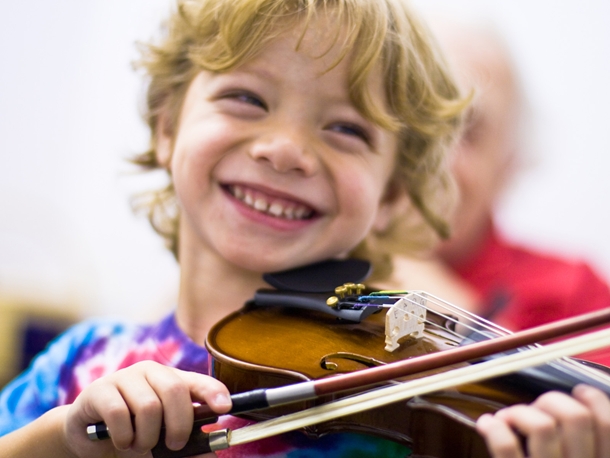 FLI Child Playing Violin