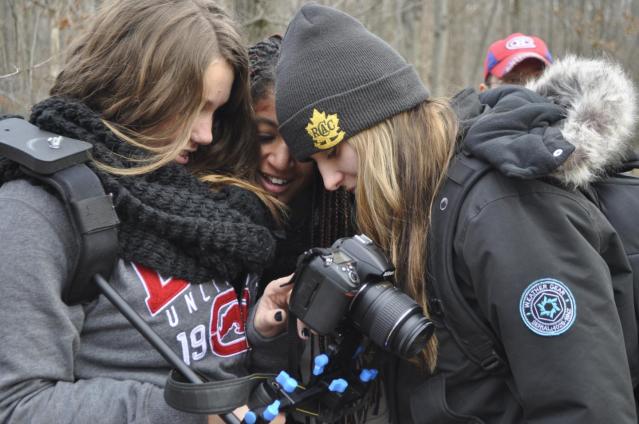 Students in Montreal use social media as an in-class tool. Credit: Maison Kekpart